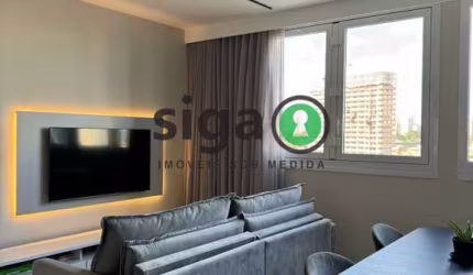 Apartamento 48m² para locação, localizado na Chácara Santo Antônio/SP