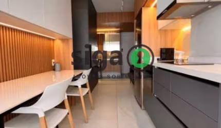 Apartamento Alto Padrão com 38m²,1 Dormitório , 2 vagas - Infraestrutura Completa!