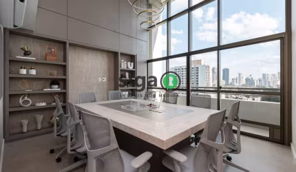 Conjunto comercial para locação 210m² localizado no Brooklin/SP