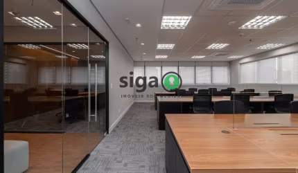 Conjunto comercial para locação 120m² localizado no Brooklin/SP