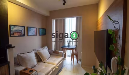Apartamento no Brooklin com Suíte à Venda- 32m², 1 quarto e sem vaga!!