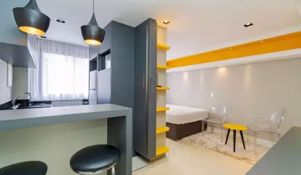 Apartamento com 1 quarto para alugar na Rua Alferes Ângelo Sampaio, 2765, Bigorrilho, Curitiba por R$ 2.550