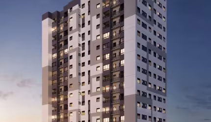 Apartamento com 02 dormitórios com suíte com área de lazer completa