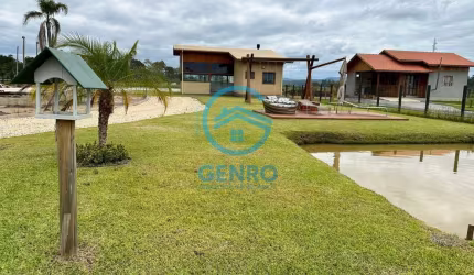 Chácara com Piscina, Quadra de Areia em Condomínio Rural à venda em Canelinha/SC
