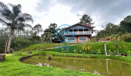 Chácara com Piscina com uma Linda Vista Panorâmica, Lagoa e Terreno de 5.800m² à venda em São João Batista/SC