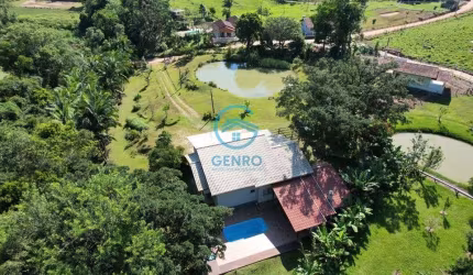 Chácara em Meio a Natureza com Piscina e Terreno com Escritura Pública de 6.300m² à venda em São João Batista/SC