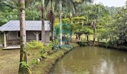 Chácara em Meio a Natureza com Lagoa e Terreno de 1.200m² à venda em Canelinha/SC