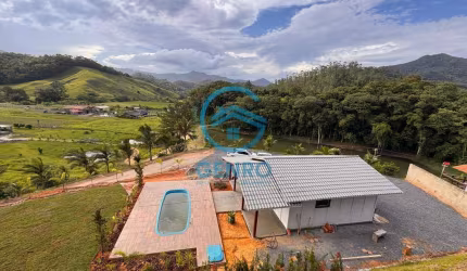 Chácara com Piscina e Linda Vista do Por do Sol e Terreno de 2.400m² à venda em Canelinha/SC