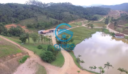 Lote com Escritura Pública em Condomínio Rural com Excelente Infraestrutura à venda em Canelinha/SC