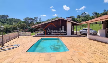 SITIO A VENDA EM SERRA NEGRA, SP - 4 ALQUEIRES, AREA DE LAZER PISCINA E CHURRASQUEIRA