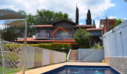 Chácara à Venda Bairro Chácaras Horizonte Azul em Mogi Guaçu-SP.  5 Quartos, 4 Suítes, 3 Salas, área de lazer com piscina.