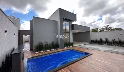 Casa Alto Padrão, 4 Suítes, piscina com cascata, 420 m²,  em Jardim Vila Boa, Goiânia/GO