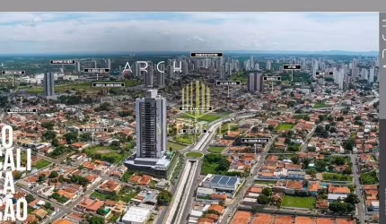 Edifício Arch - Jardim  Cuiabá: Apartamento com 3 dormitórios à venda, 102 m², direto planta (lança