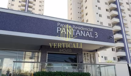 Condomínio Residencial Parque Pantanal 3: Apartamento com 3 dormitórios à venda, 101 m², sol da man