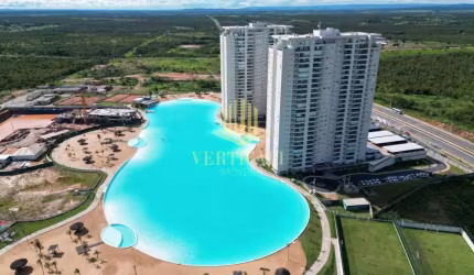 Condomínio Brasil Beach Home Resort Cuiabá: Apartamento à venda, 138m², semimobiliado - Ribeirão do