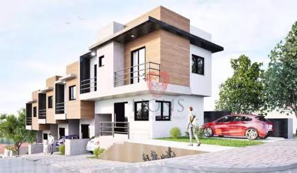 Sobrado com 3 dormitórios à venda, 54 m² por R$ 339.900,00 - Águas Mortas - Gravataí/RS