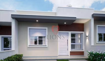Casa com 2 dormitórios à venda, 44 m² por R$ 192.940,00 - Nossa Chácara - Gravataí/RS