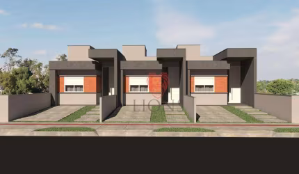 Casa com 2 dormitórios à venda, 60 m² por R$ 275.600,00 - Sítio Gaúcho - Gravataí/RS