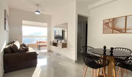 Apartamento 2 quartos 1 suíte Canto do Forte Praia grande