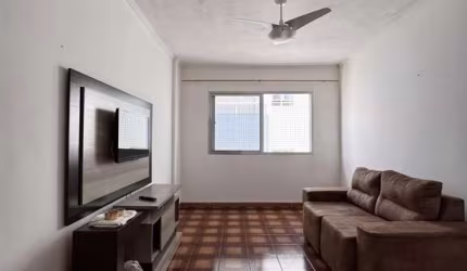 Apartamento Guilhermina Praia Grande 1 dormitório grande poucos passos da praia