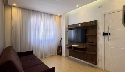 Apartamento Boqueirão Praia Grande 1 dormitório reformado 1 andar de escada