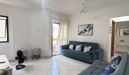 Apartamento Semimobiliado no Canto do Forte, Praia Grande - SP