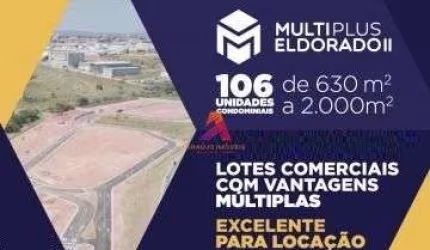 Terreno Industrial à Venda Cond. Múltiplos Eldorado II PRONTO PARA CONSTRUIR