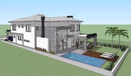 Casa Condominio para Venda - 386.79m², 4 dormitórios, sendo 4 suites, 2 vagas - Alphaville