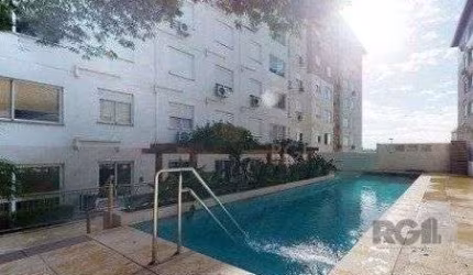 Apartamento dois dormitórios com vaga, condomínio Urbano Menino Deus