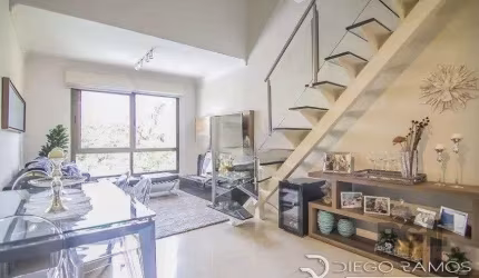 Cobertura à venda com 1 quarto 102 m² Mobiliado Alto Padrão Rua Dario Pederneiras, Petrópolis, Porto Alegre