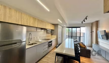 Lindo apartamento para comprar mobiliado, 2 dormitórios (2 suites) ,lavabo, no Anita Residence.