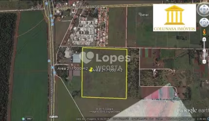 Área com 217.000 m², Comercial para Empreendimento, no Bairro Cascata, em Paulínia - SP.