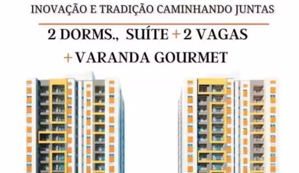Apartamento 2 Dorms 60m² c/ 1 Suite Paulínia LANÇAMENTO!