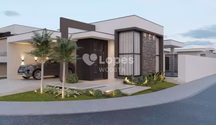 Casa com 3 suítes, Residencial Yucatan
