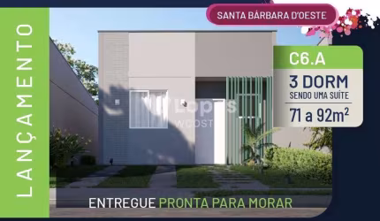 Casa térrea com 2 dorms, Jardim dos Manacás II, SBO