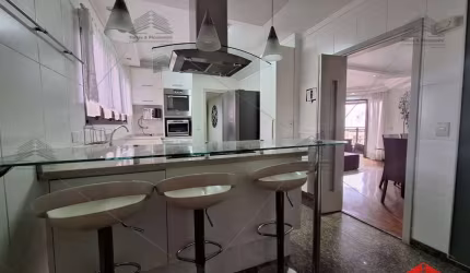 Apartamento à venda no Anália Franco, 152 m²,3 quartos,3 suítes,lavabo,cozinha americana planejada e mobiliada,ar condicionado,02 vagas.