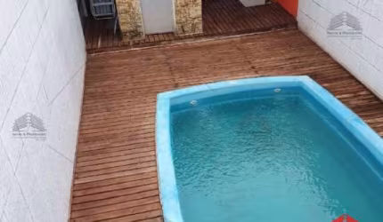 SOBRADO, 3 DORMITÓRIOS, 1 SUITE, 4 BANHEIROS, 2 VAGAS, PISCINA, ÁREA GOURMET, SAUNA, SALÃO DE FESTAS