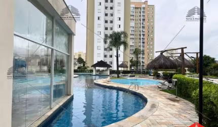 Apartamento Moóca em Condomínio Clube com 2 Dormitórios, Suíte, Varanda Grill, Cozinha Americana, 1 Vaga.  Lazer com Piscina Aquecida