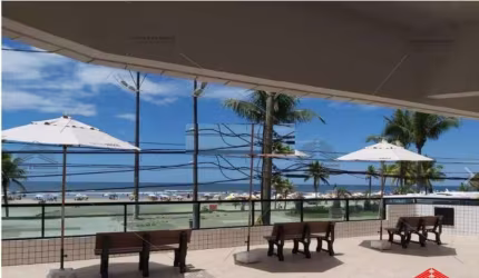 Oportunidade de morar com vista para o mar em um apartamento de 2 dormitórios 1 suite, 1 vaga com varanda em frente a  Praia Grande/SP!
