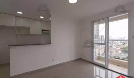 Apartamento Tatuapé Novo com 1 Dormitório, Sala Ampla com Sacada, Cozinha planejada, andar alto, 1 Vaga, Lazer com Piscina, Academia, Salão Gourmet