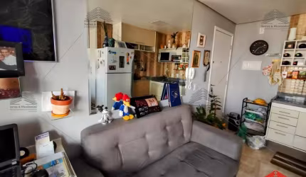 Apartamento de 42 m² a venda na Mooca, 1 dormitório, 1 banheiro, 1 vaga de garagem, lavanderia, área de serviço, mobiliado, lazer completo, varanda
