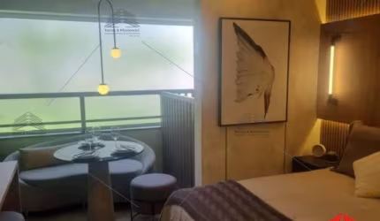 Apartamento novo de 27 m² a venda na Vila Mariana, com 1 dormitório, 1 banheiro, sala, cozinha, lavanderia, area de serviço