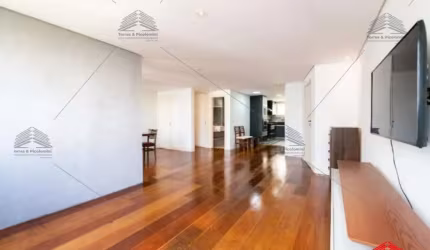 Apartamento de 107 m² a venda no Paraíso, com 2 dormitórios sendo 1 suíte com 2 closets, 3 banheiros, lavanderia, cozinha planejada, mobiliado, 1 vaga