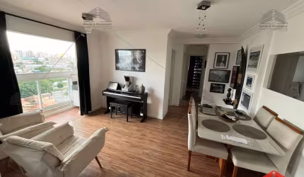 Apartamento à venda na Vila América, Santo André-SP: 2 quartos, 1 suíte, 2 salas, 2 banheiros, 1 vaga, 63m². Confira!