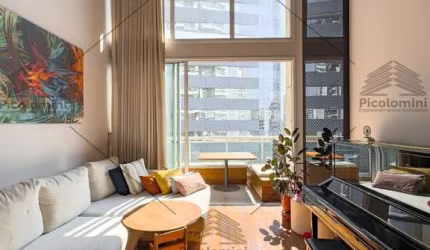 Apartamento duplex no Brooklin com 160m2, próximo a Rede Globo, alto padrão, suíte com closet, acabamento de primeira
