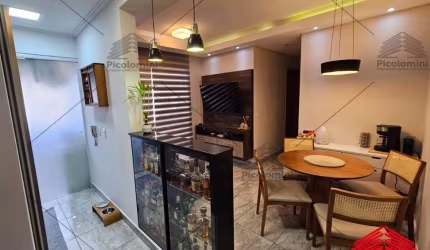 Apartamento, 57 m², Anália Park, 02 quartos, 01 suíte, sala integrada com a varada envidraçada, 01 vaga, lazer completo, ao lado do clube ceret.