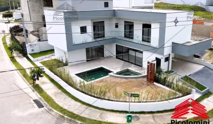 Sobrado em condomínio de alto padrão em Votorantim, lazer completo, varanda, despensa, aquecimento solar