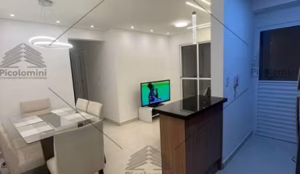 Apartamento a venda de 24m² na Chácara Belenzinho, 2 dormitórios, 1 suíte, 2 banheiros, lavanderia, varanda, moveis panejados, mobiliado, 1 vaga