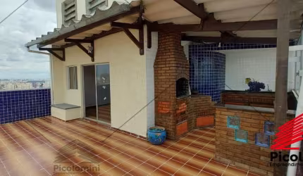 Cobertura duplex a venda na Vila Prudente de 160 m², 2 dormitórios, 1 suíte com closet, 3 banheiros, moveis planejados, varanda, 2 vagas de garagem