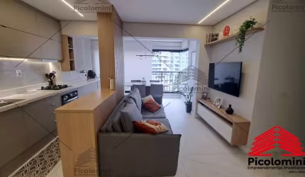 Apartamento Tatuapé Novo com 3 quartos, 1 suíte, Varanda Grill, 1 banheiro, decorado, 1 vaga de garagem, piscina, academia, espaço gourmet e mais